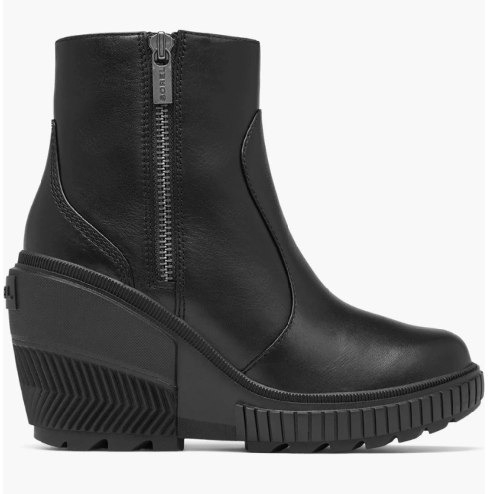 Ona Ave Zip Wedge Bootie